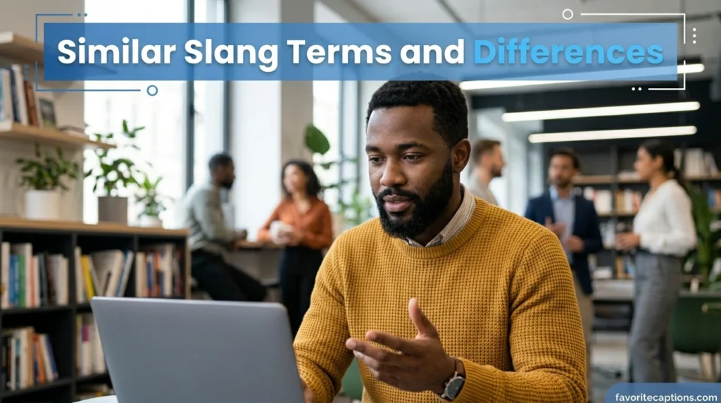 Similar Slang Terms and Differences