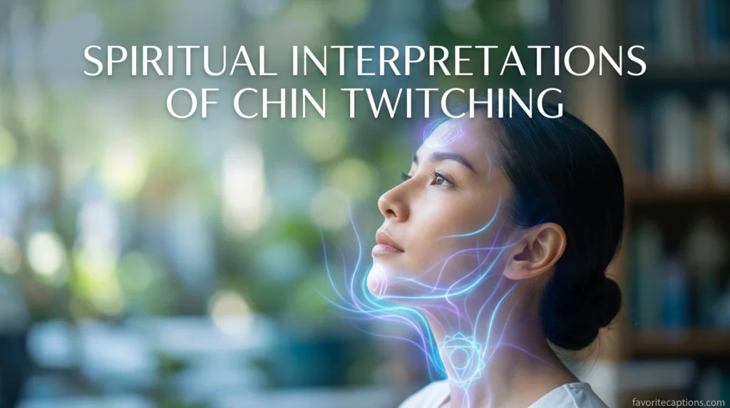 Spiritual Interpretations of Chin Twitching