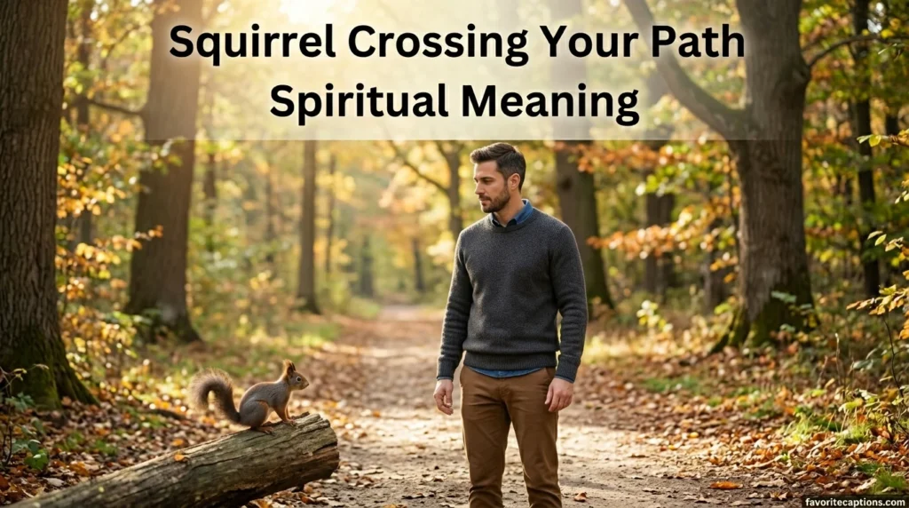 Squirrel Crossing Your Path Spiritual Meaning