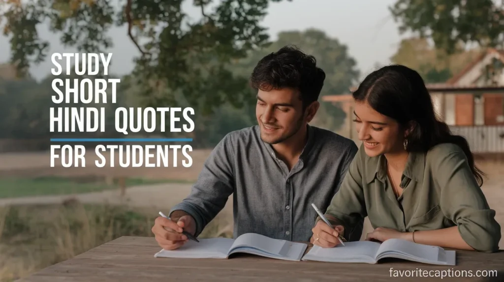 Study short hindi quotes for students
