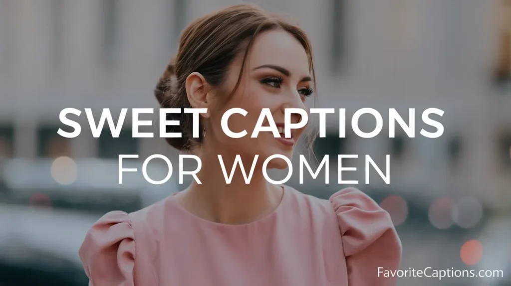 Sweet Captions for Women