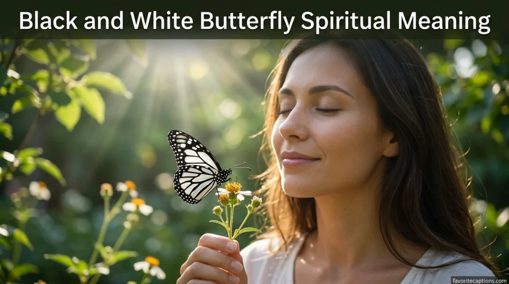 Black and White Butterfly Spiritual Meaning