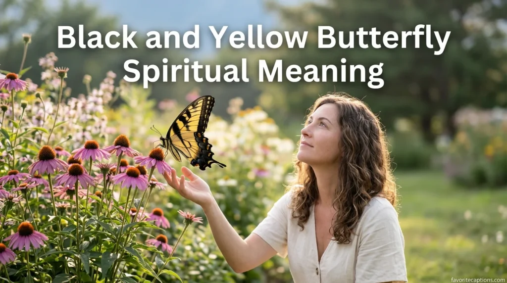Black and Yellow Butterfly Spiritual Meaning