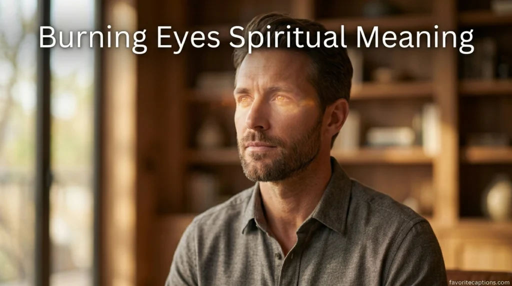 Burning Eyes Spiritual Meaning