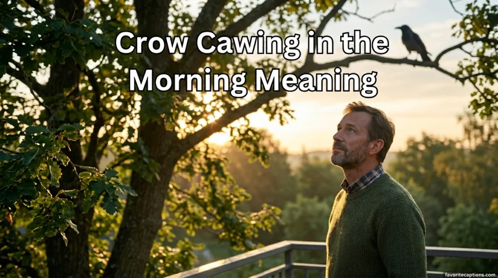 Crow Cawing in the Morning Meaning