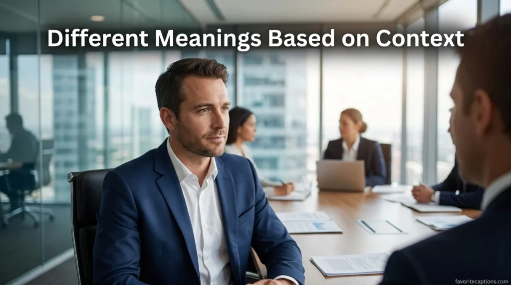 Different Meanings Based on Context