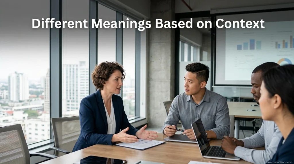 Different Meanings Based on Context