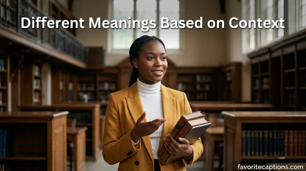 Different Meanings Based on Context