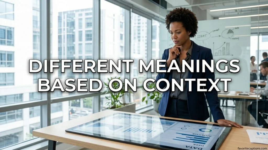 Different Meanings Based on Context