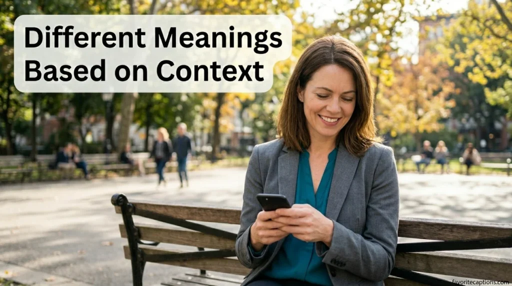 Different Meanings Based on Context