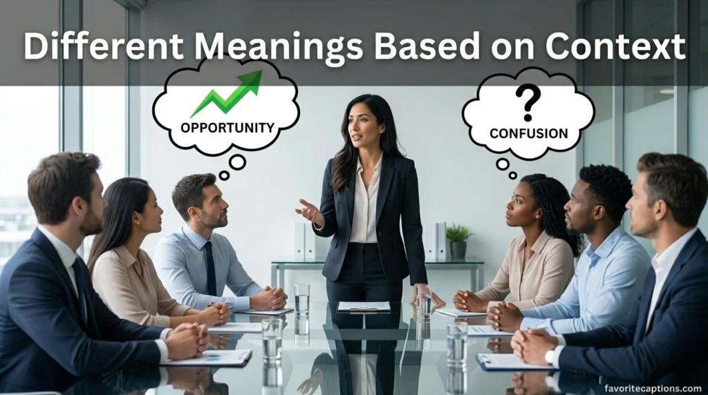 Different Meanings Based on Context