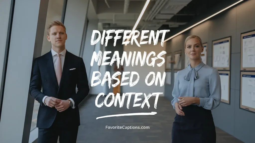 Different Meanings Based on Context
