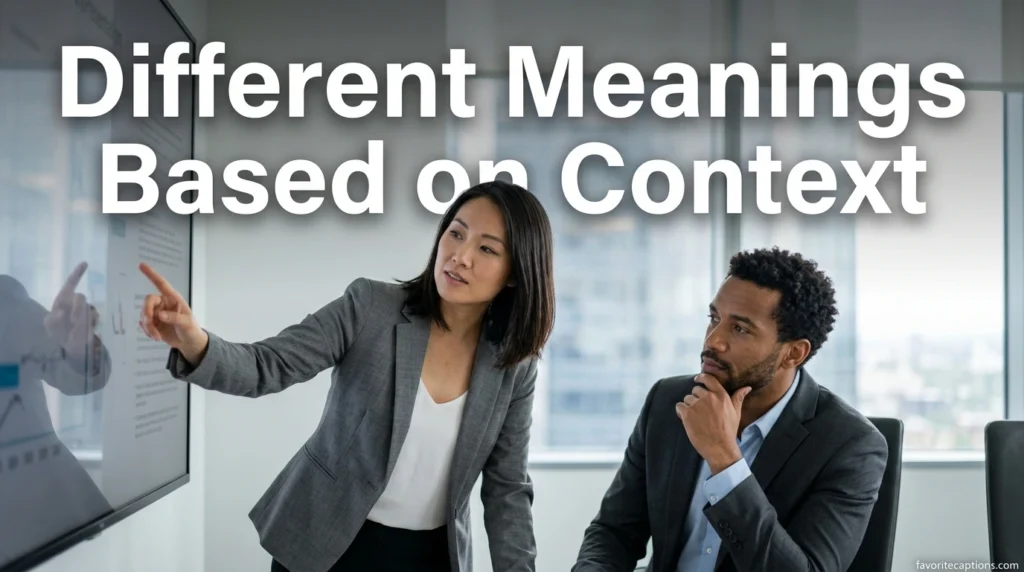 Different Meanings Based on Context