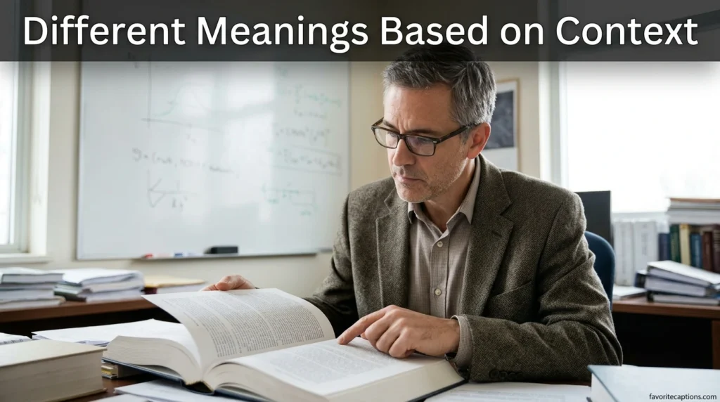 Different Meanings Based on Context