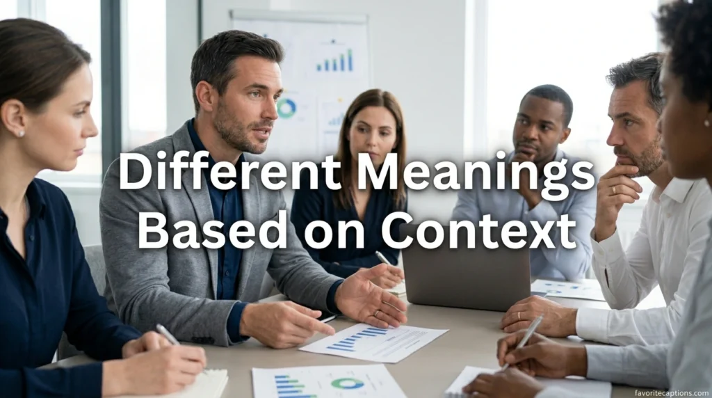 Different Meanings Based on Context