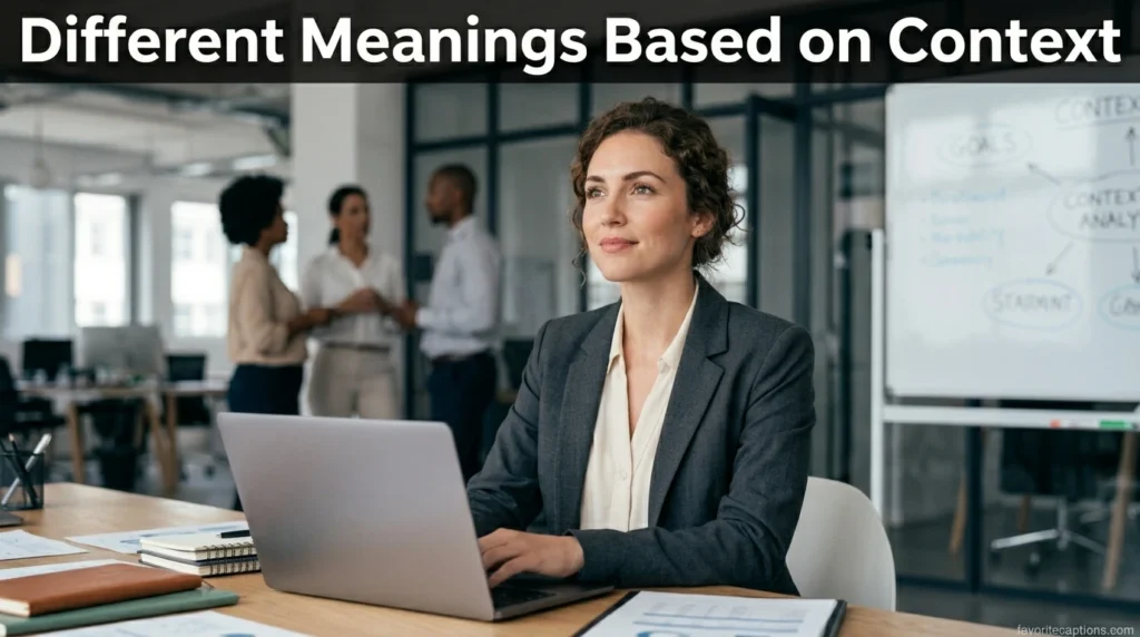 Different Meanings Based on Context