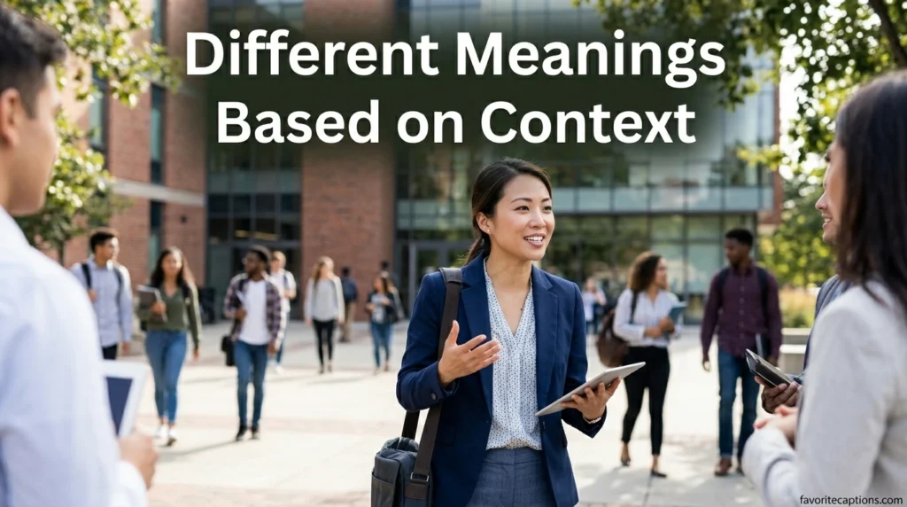 Different Meanings Based on Context