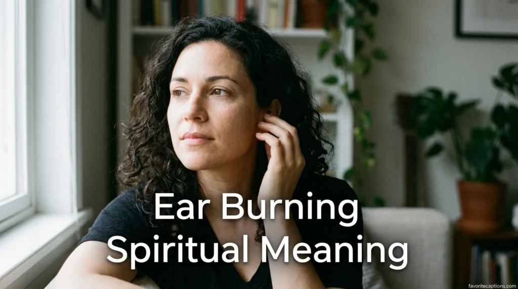 Ear Burning Spiritual Meaning