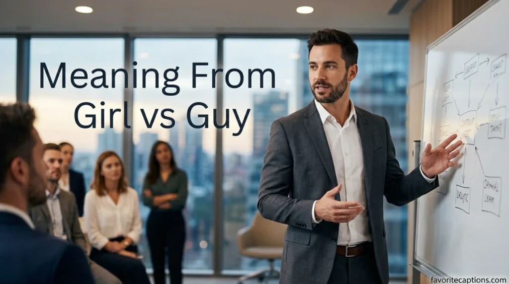 Meaning From Girl vs Guy