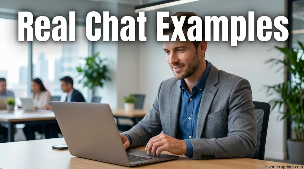Real Chat Examples
