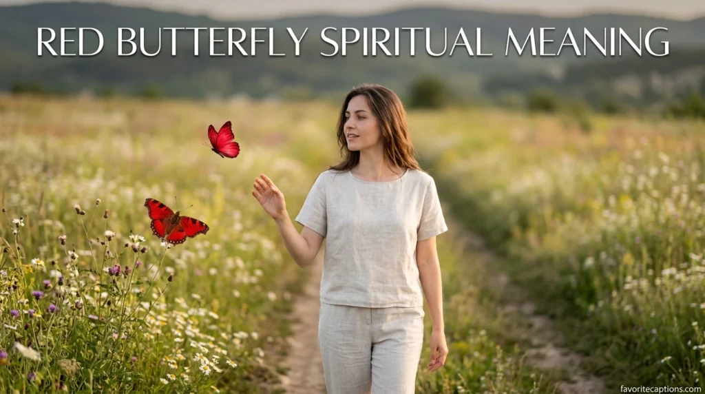 Red Butterfly Spiritual Meaning